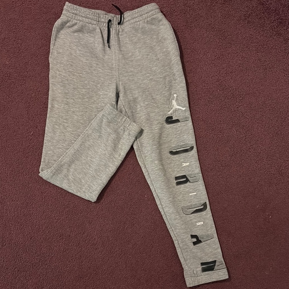 Jordan Gray Sweatpants Relaxed Fit Joggers